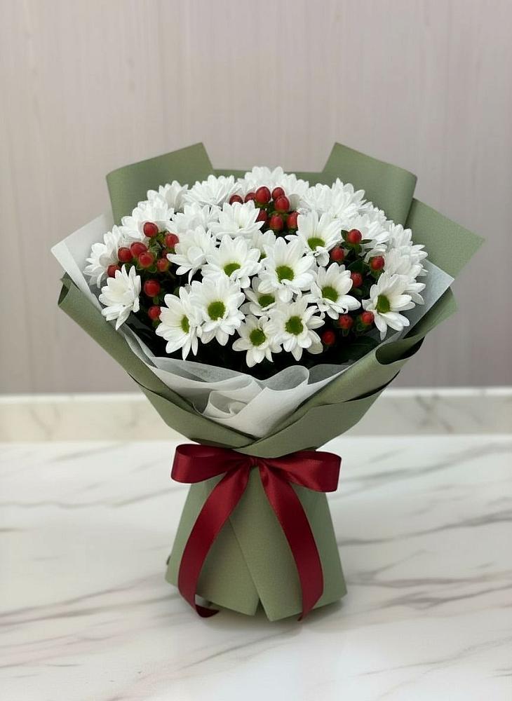 Букет цветов из: Хризантемы в Горячеисточненской