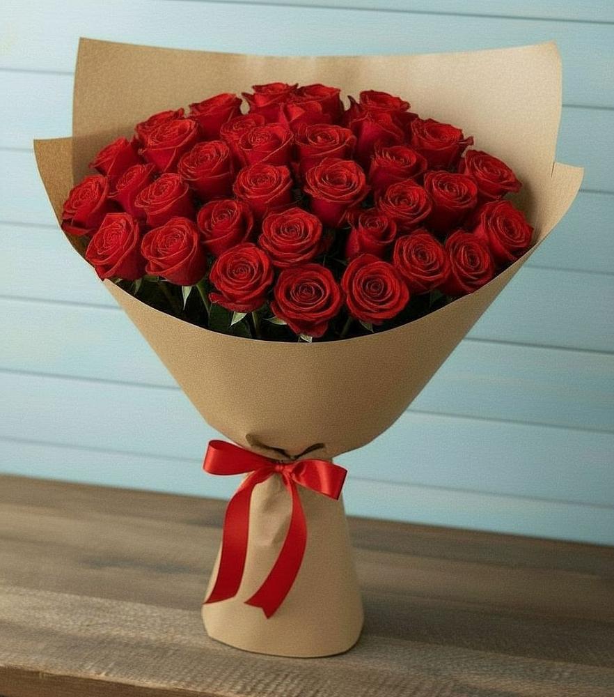 Букет Красные розы Милано в Горячеисточненской