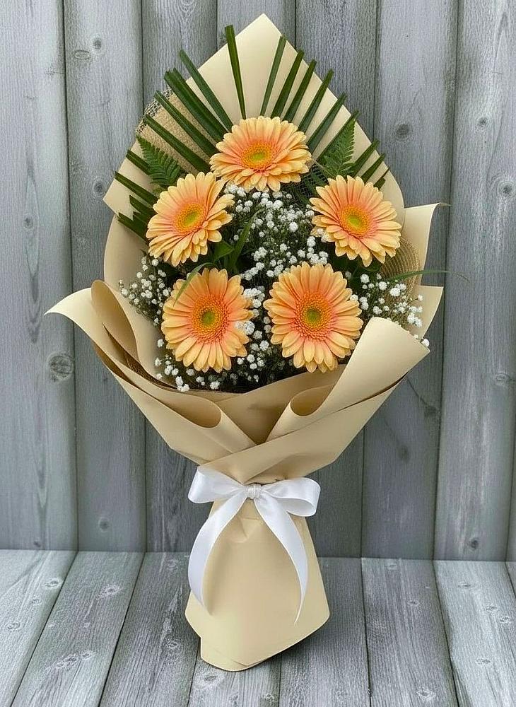 Букет цветов из: Герберы в Горячеисточненской