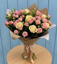 Букет цветов из:  Розы в Горячеисточненской