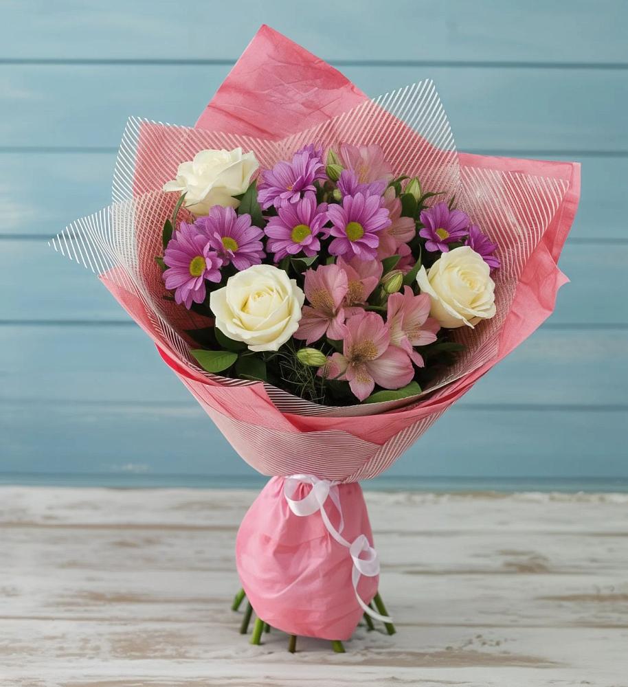 Букет цветов из: Герберы в Горячеисточненской