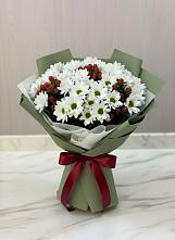 Букет цветов из:  Хризантемы #REPLACE_PRED# Горячеисточненской