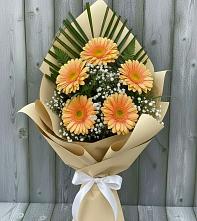 Букет цветов из:  Герберы в Горячеисточненской
