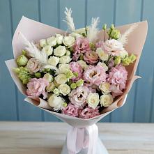 Букет цветов из:  Альстромерии и Розы в Горячеисточненской