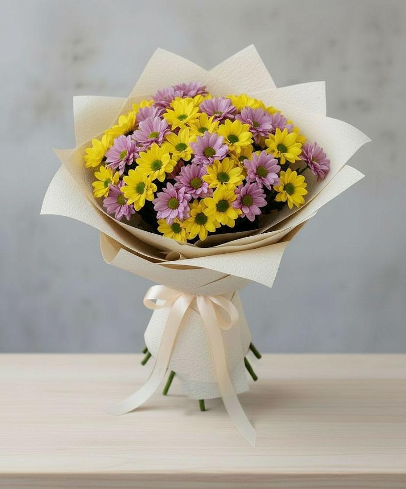 Букет цветов из: Хризантемы в Горячеисточненской